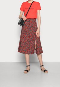 Tommy Hilfiger Áčková sukně - red