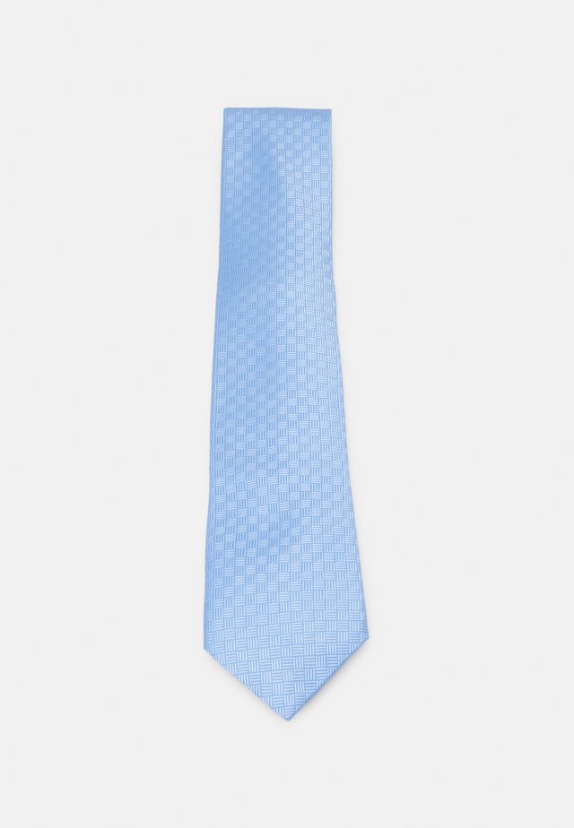 CROSSHATCH SOLID - Krawatte - light blue