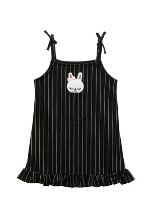 STRIPED OVERALL  - Freizeitkleid - black