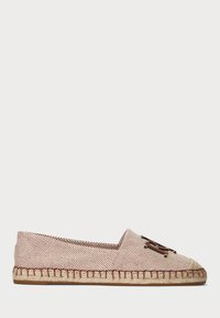 CAMERYN III CANVAS & LEATHER ESPADRILLE - Alpargatas - natural/deep saddle tan