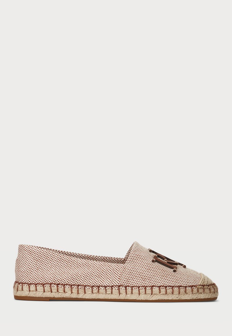 Lauren Ralph Lauren - CAMERYN III CANVAS & LEATHER ESPADRILLE - Espadrille - natural/deep saddle tan, Vergrößern