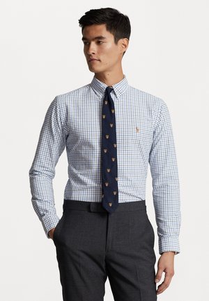 LONG SLEEVE SPORT - Chemise - white/blue multi-coloured