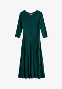 Niewybrane, teal knit melange loch