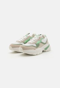 ONLY SHOES ONLSUFI CHUNKY - Trainers - white/grey/green