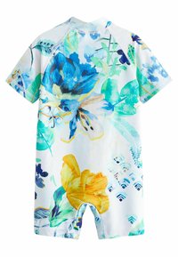 Next Maillot de bain - blue ecru white floral
