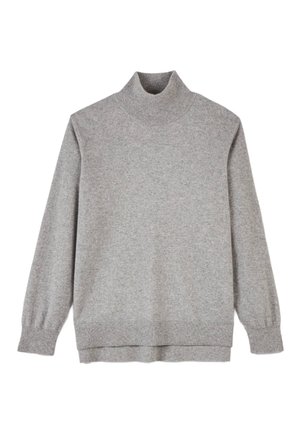 COL MONTANT - Pullover - gris chine clair
