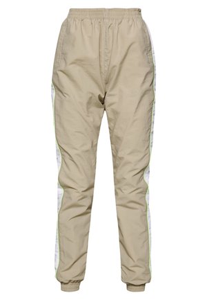 Tracksuit bottoms - concrete/electriclime