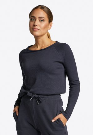 ORGANIC BASIC-SHIRT AUS BIO-BAUMWOLLE - Top s dlouhým rukávem - deep blue