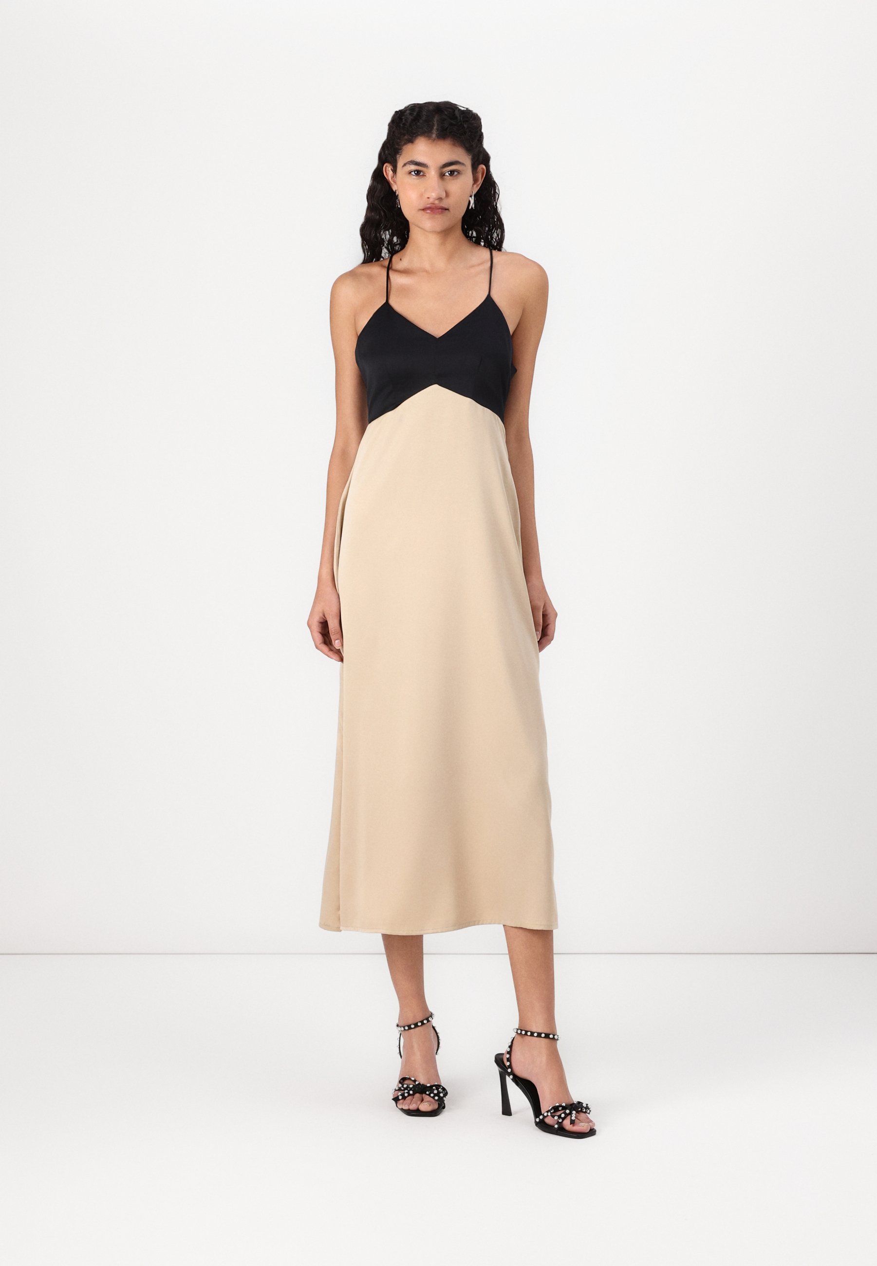 ONLY ONLJANE JANICE LONG DRESS - Day dress - black/humus/black - Zalando.ie ONLY ONLJANE JANICE LONG DRESS - Day dress - black/humus/black - Zalando.ie