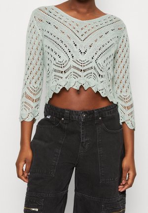 Strickpullover - green