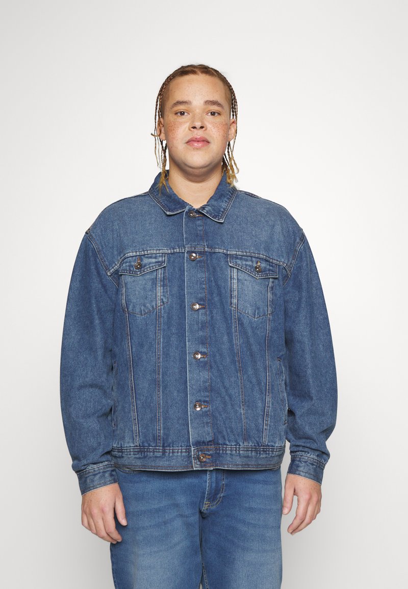 Redefined Rebel BAKER JACKET PLUS Denim jacket mid blue/blue