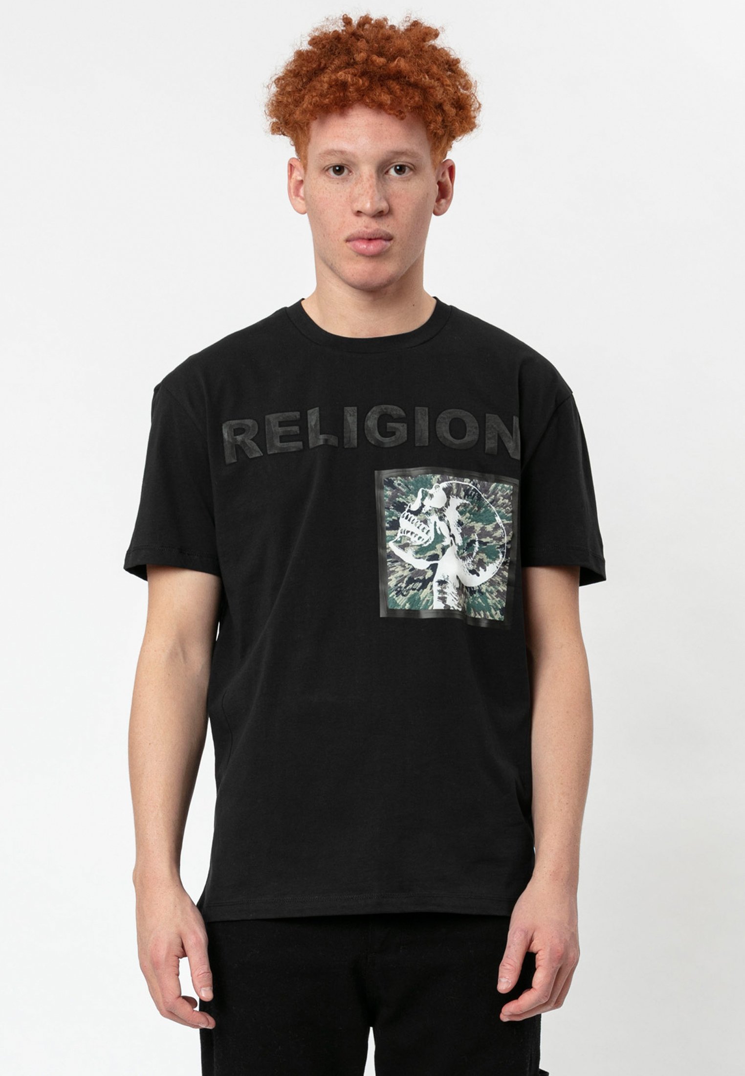 Religion T-shirt print - black/zwart 