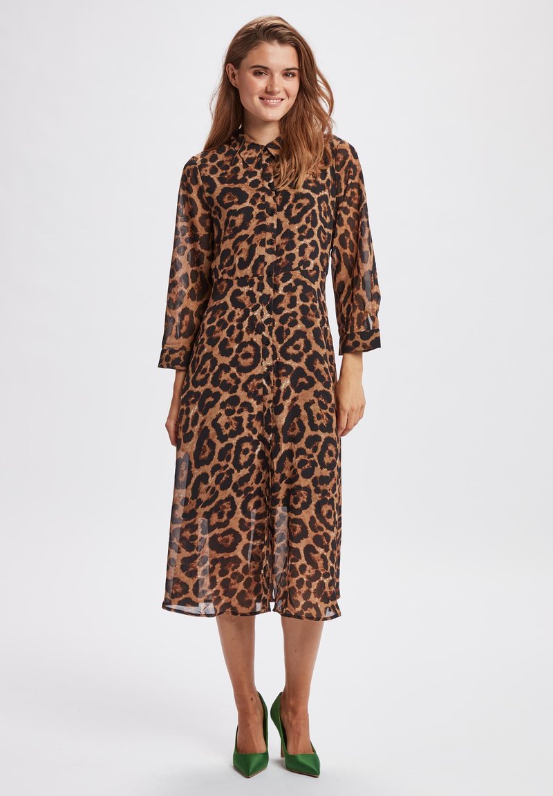 Nümph NUMALIA Shirt dress nutmeg/light brown Zalando.ie