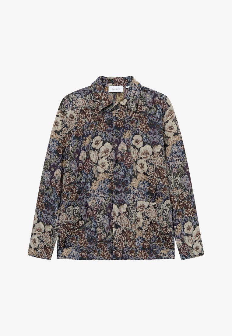 Les Deux HUGH OVERSHIRT - Cămașă - black/dark sand