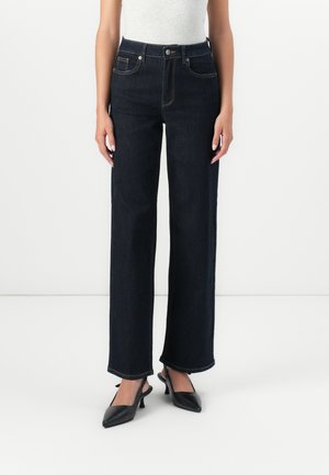 ONLY, Wide-fit ONLJUICY-WAUW High waist Wide Leg Fit - Jean droit - dark blue denim