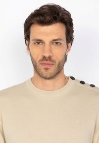 Schott ARMY CREWNECK  - Maglione - blanc cassé