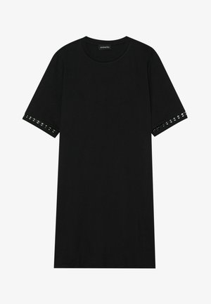 Even&Odd, TSHIRT DRESS - Džersejové šaty - black
