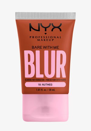 NYX Professional Makeup BARE WITH ME BLUR TINT - Foundation - nutmeg