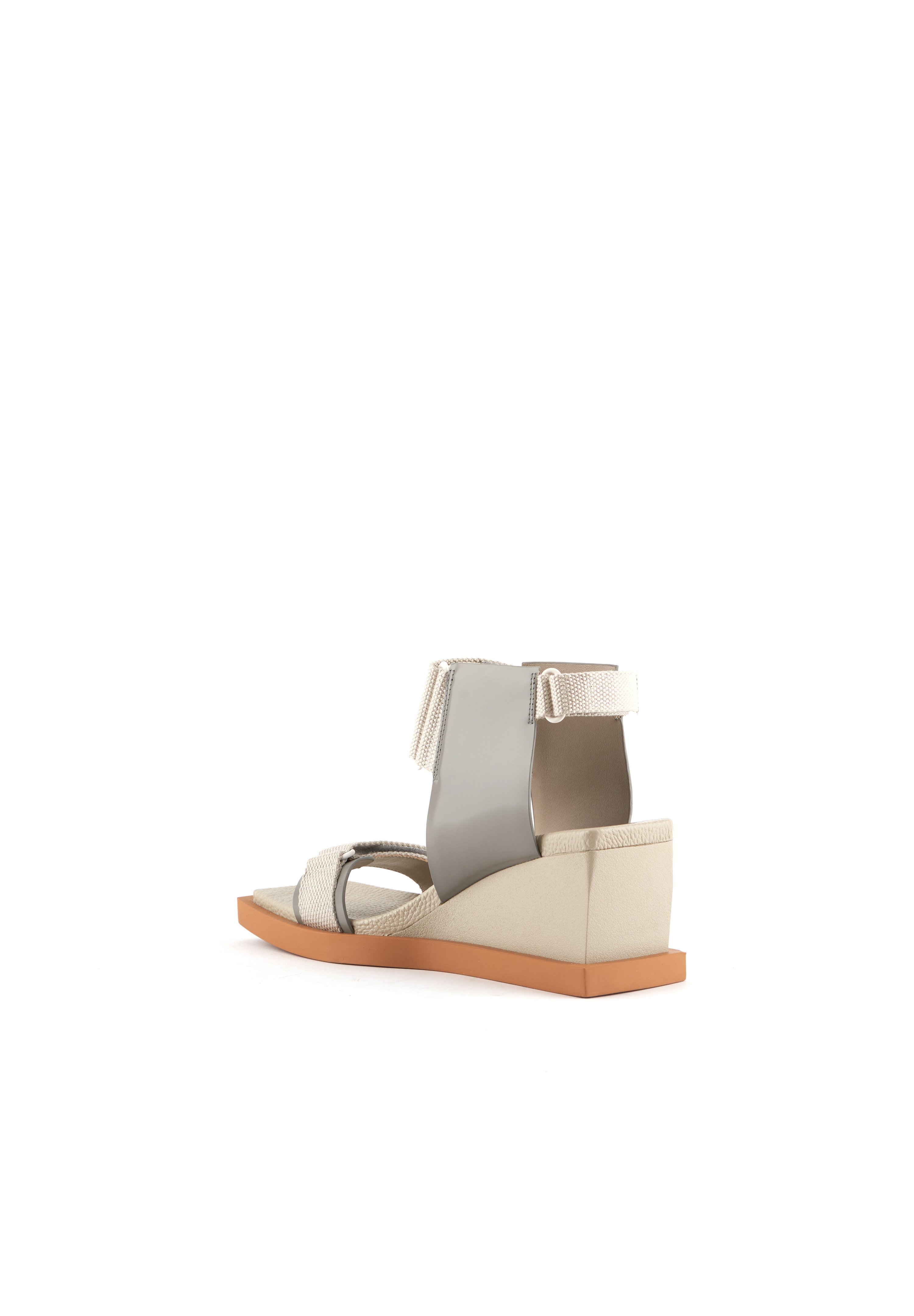 United Nude Sandalen met sleehak - natural/nude - Zalando.nl
