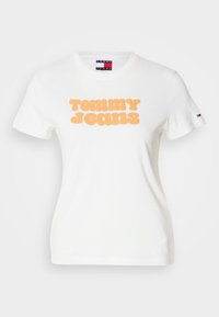 ESSENTIAL LOGO TEE - T-shirt estampada - ecru