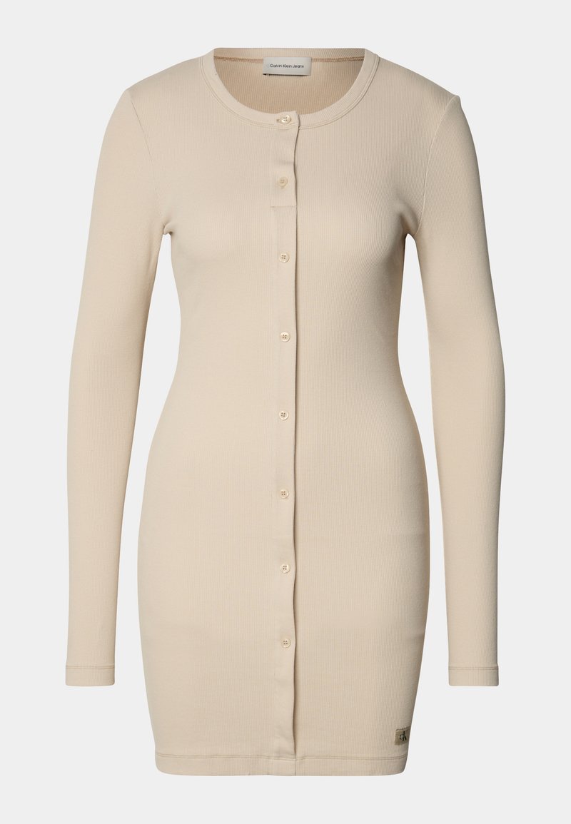 Calvin Klein Jeans Jerseyjurk beige Calvin Klein Jeans Jerseyjurk beige