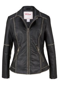 bonprix Imitatieleren jas black/zwart (Pre-owned)