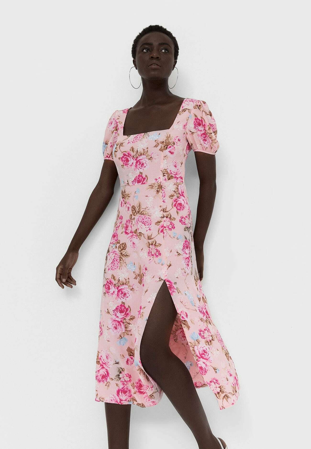 stradivarius robe rouge