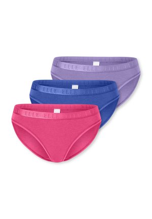 3-PACK - ELLE SUPER SOFT - Bikini pezzo sotto - lilac royal blue hot pink