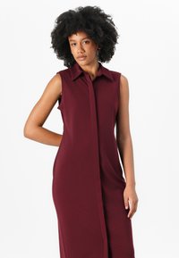 Calvin Klein DRESS - Robe en jersey - deep rouge