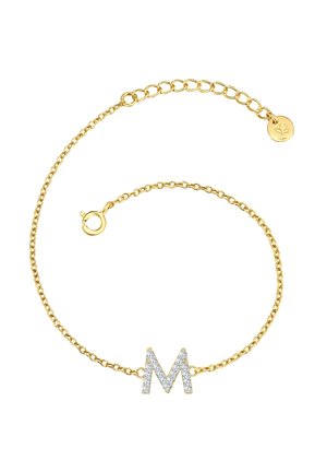 BUCHSTABE M - Armband - gelbgoldfarben