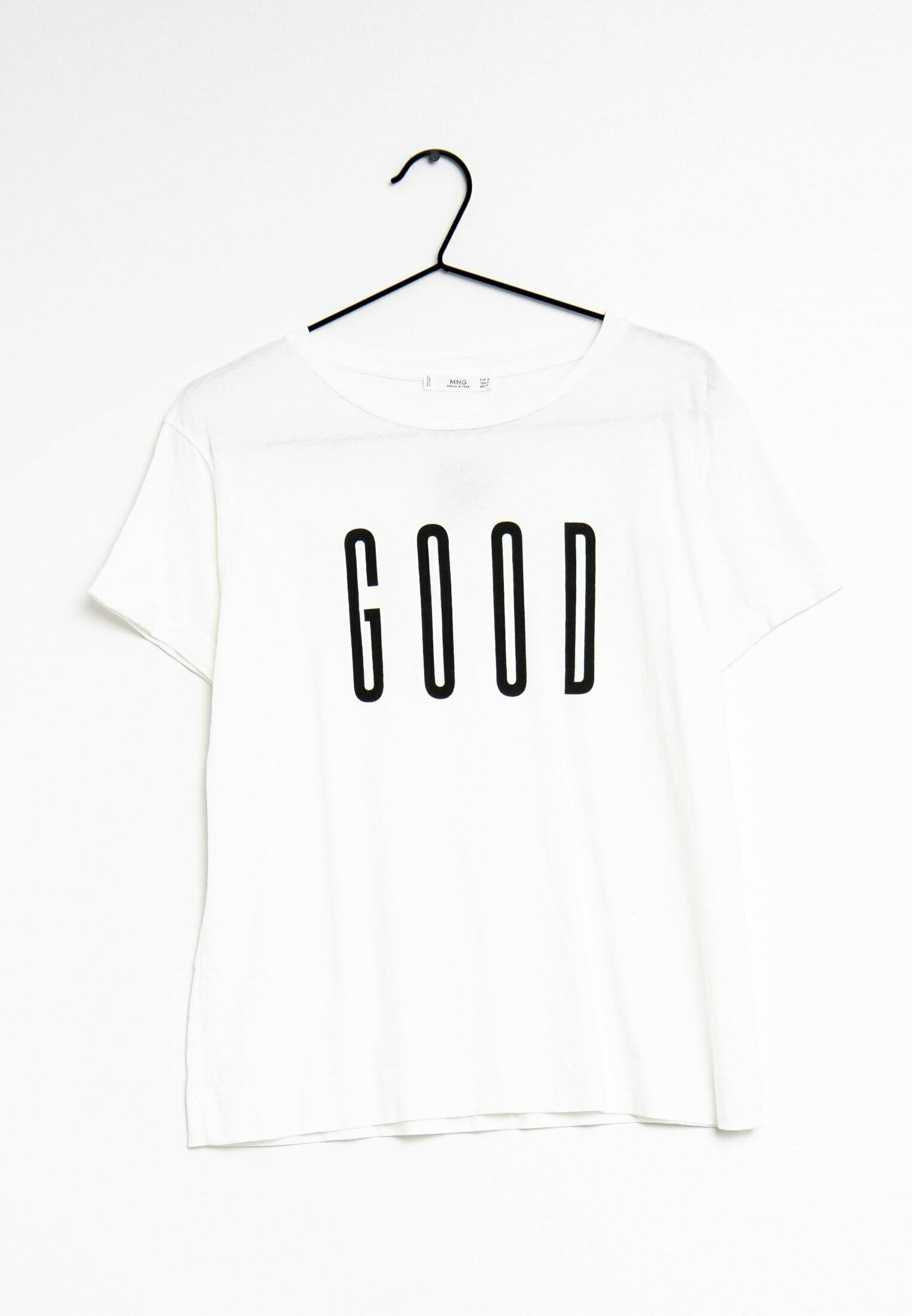 katoenen t shirt met geborduurd detail 27005806 mango t-shirt 01
