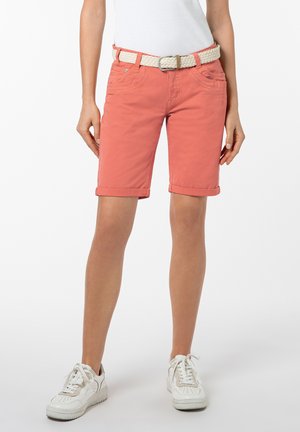 BERMUDA MIT GÜRTEL - Shorts - orange