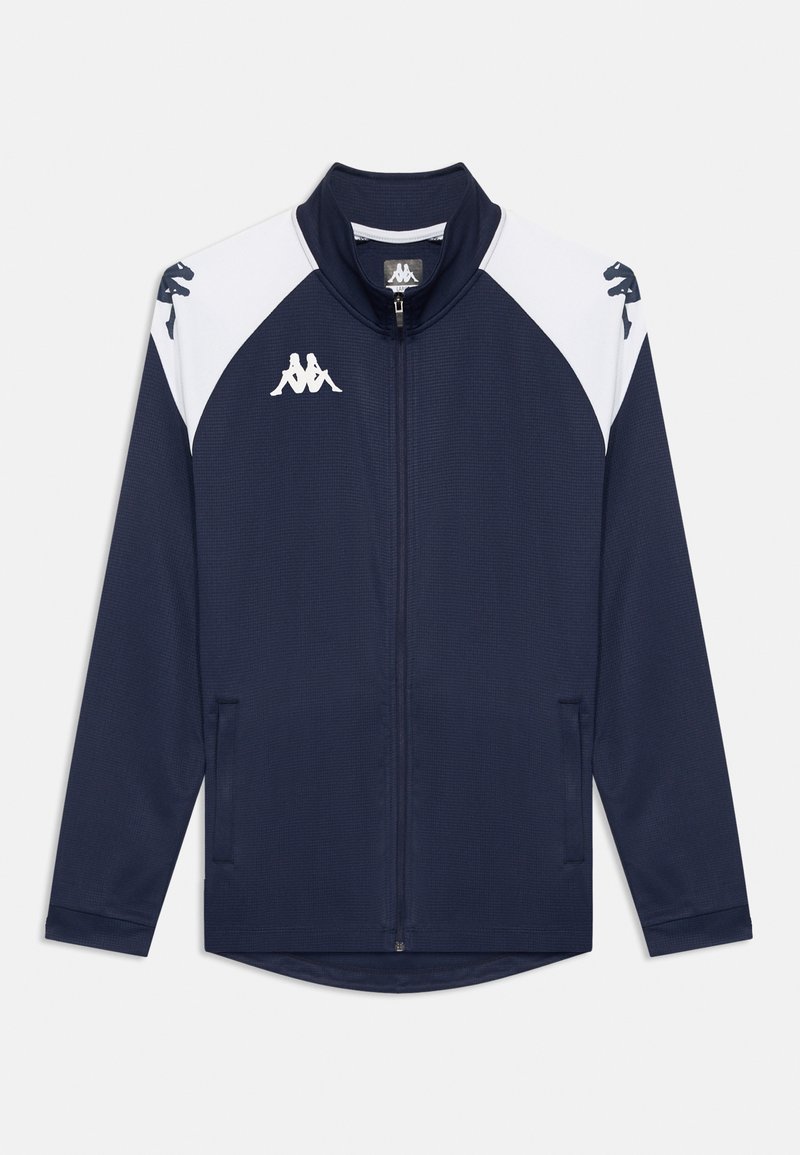 Kappa LENNO UNISEX - Sweatjakke - blue marine/white