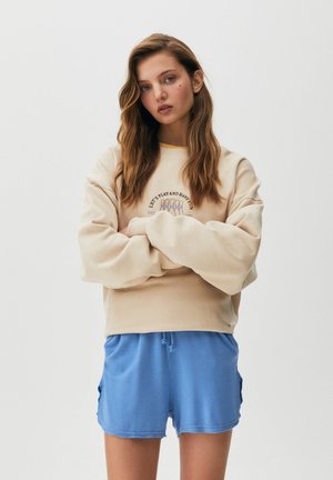 Shorts - mottled blue