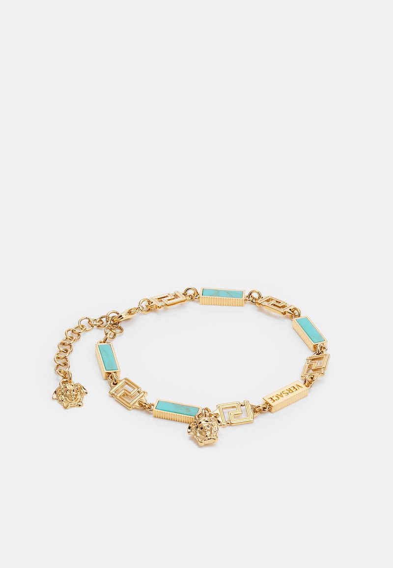 Versace BRACELET UNISEX Bracelet gold/turquoise/blue Zalando
