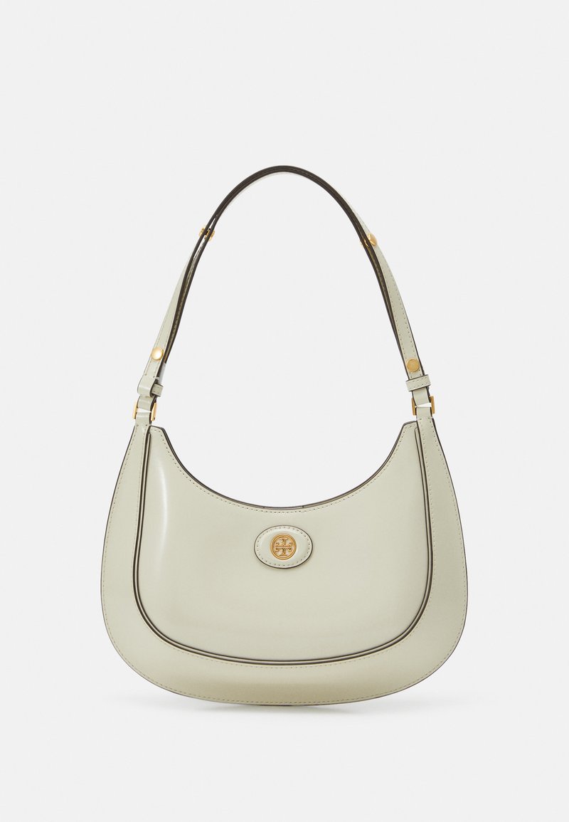 Tory Burch - ROBINSON SPAZZOLATO CONVERTIBLE CRESCENT BAG - Geantă de mână - shea butter, Extindeți