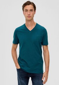 s.Oliver Basic T-shirt - petrol
