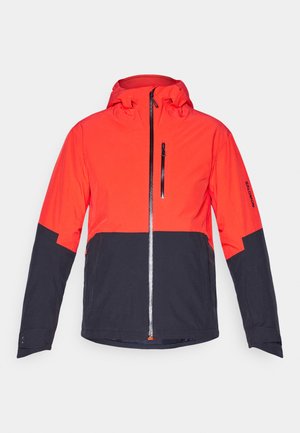 Salomon HIGHLAND JACKET - Ski jacket - cherry tomato/deep black