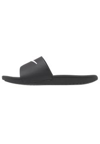 KAWA SLIDE UNISEX - Chanclas de baño - black/white