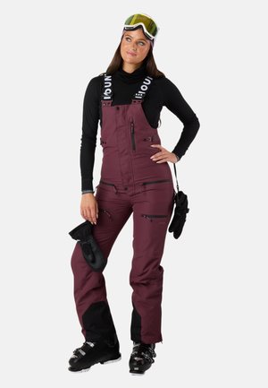 FREERIDE W - Tuinbroek - dk mauve