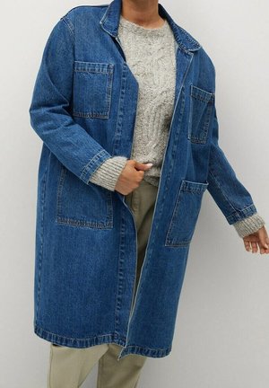 Klassisk frakke - blue denim
