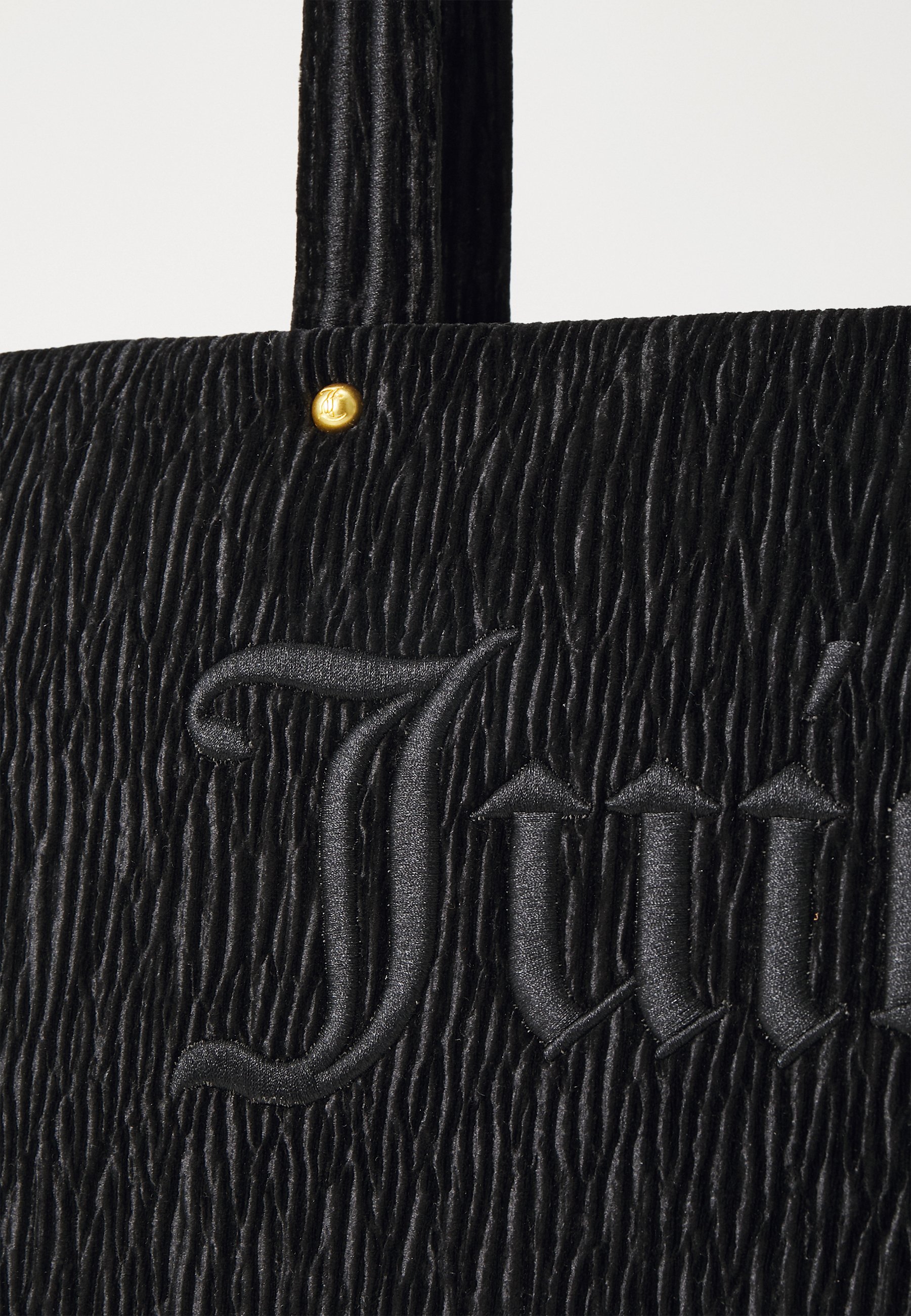 Juicy Couture IRIS LARGE CRINKLED UNISEX - Tote bag - black
