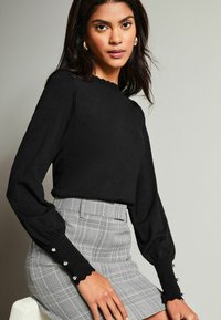 Lipsy LONG SLEEVE PETITE - REGULAR FIT - Pulover - black