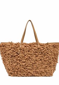 Gianni Chiarini MARCELLA CRAZY MAXI BOUCLÉ - Shopping bag - cammello