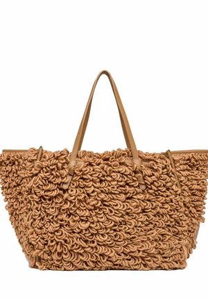MARCELLA CRAZY MAXI BOUCLÉ - Shopping bag - cammello