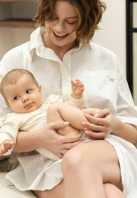 Cache Coeur MATERNITY AND NURSING LONG  PAULETTE - Nachtwäsche Shirt - white
