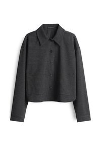 BOXY OVERSIZED FIT PEPITA - Leichte Jacke - black