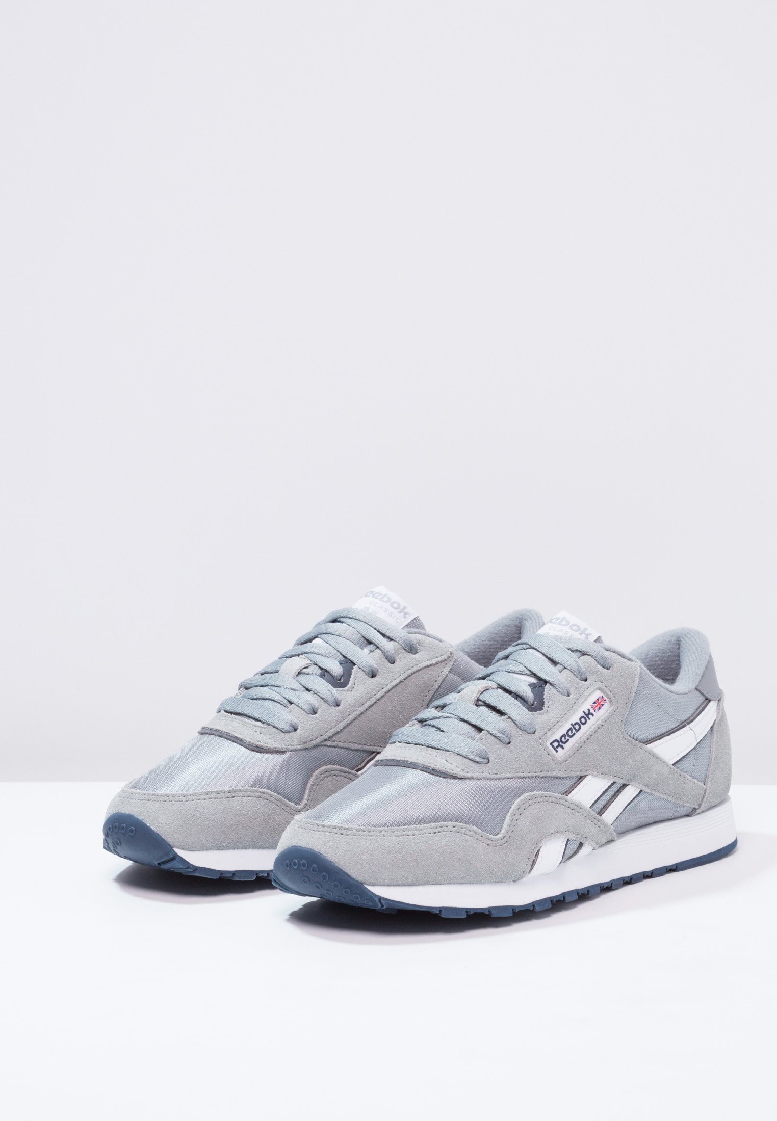 reebok classic nylon grey blue