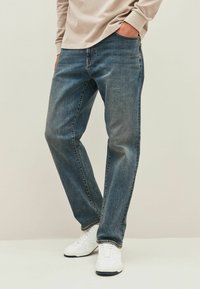Next ESSENTIAL STRETCH STRAIGHT - Jeans a sigaretta - blue