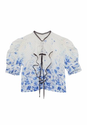 Reiss, Bluse - ivory blue